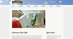 Desktop Screenshot of mjdairies.com